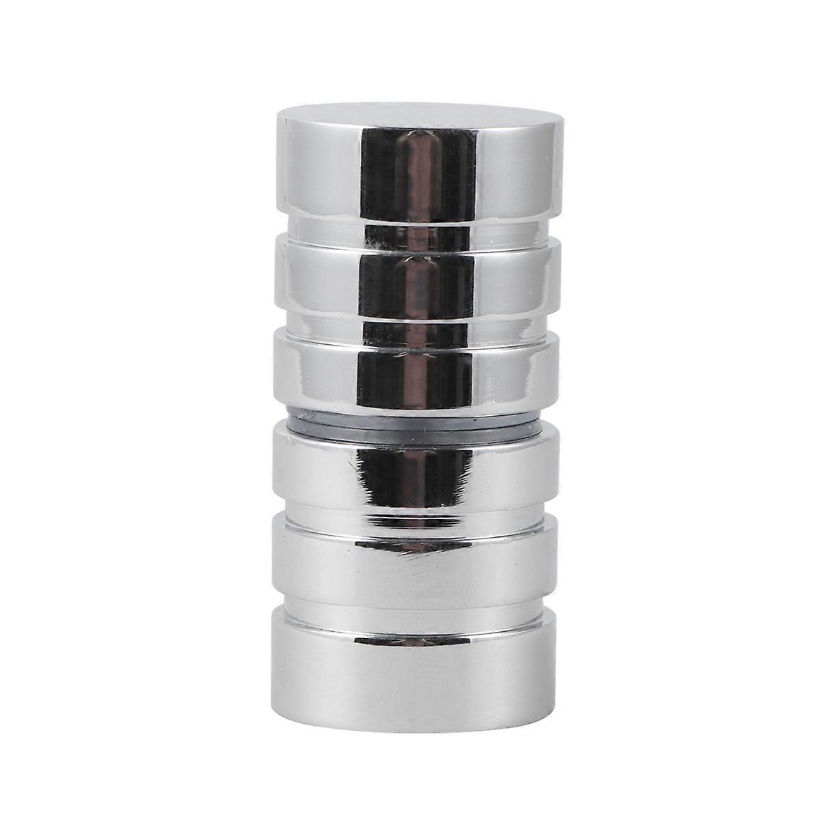 Stainless Steel Glass Door Knob Single Hole Handle in Silver for Cabinet Furniture Hardware 30x30 Thin