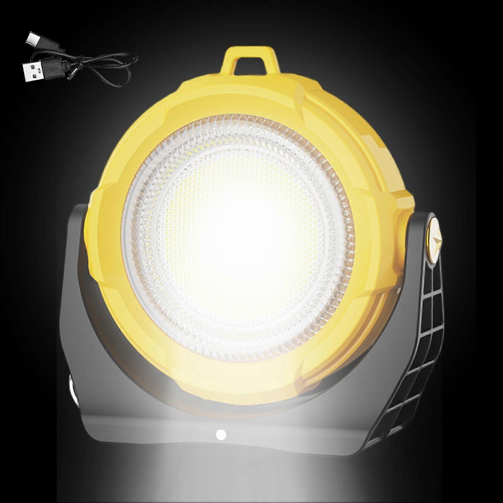 Rechargeable Work Light RGB Magnetic LED Tool-Mechanism, Solar Multi-Mode Waterproof Lamp for Auto, Outdoor