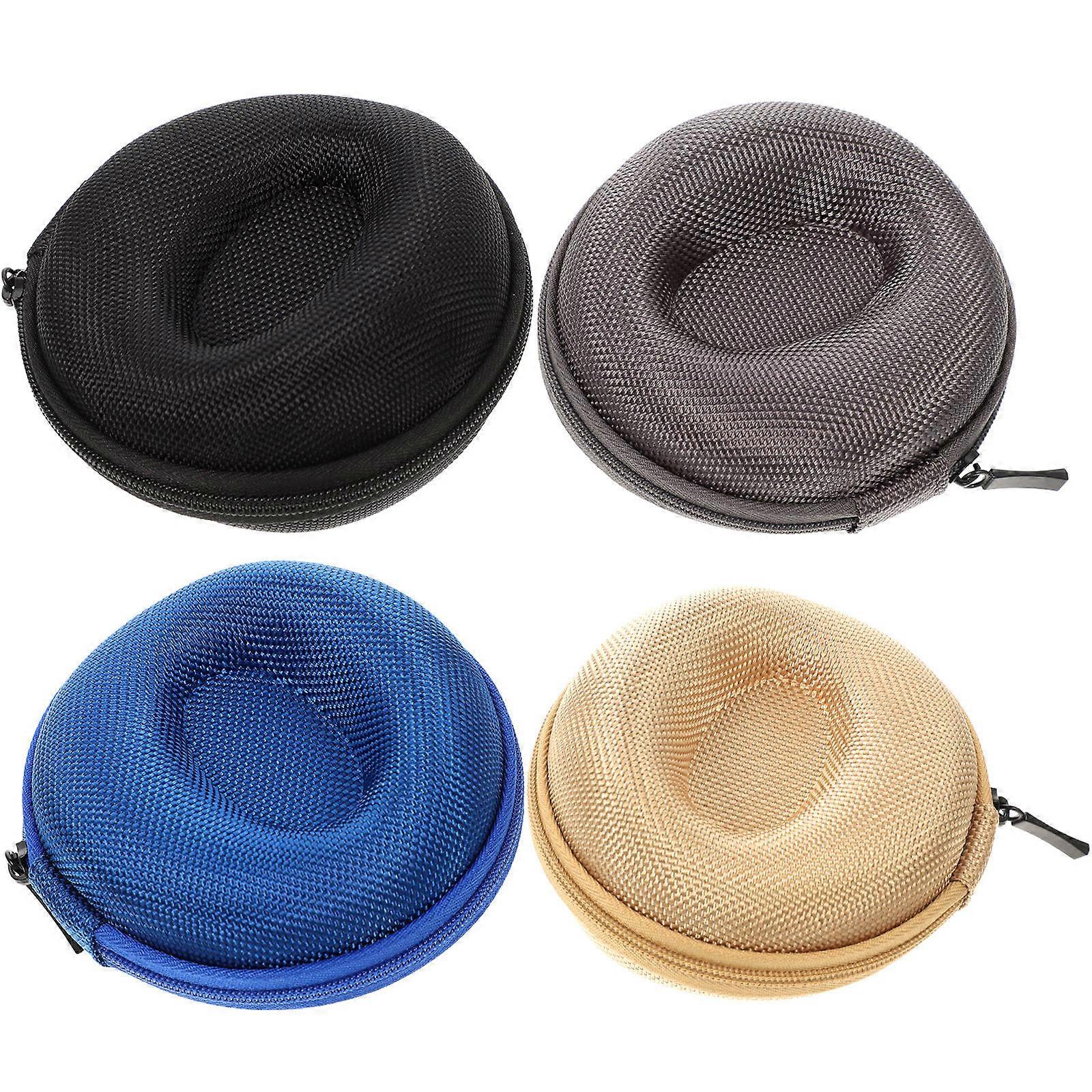 4 قطع حافظة ساعة محمولة مقاومة للصدمات للساعات الذكية وساعات اليد الخارجية - صندوق تخزين متين وخفيف الوزن وسهل التنظيف للسفر