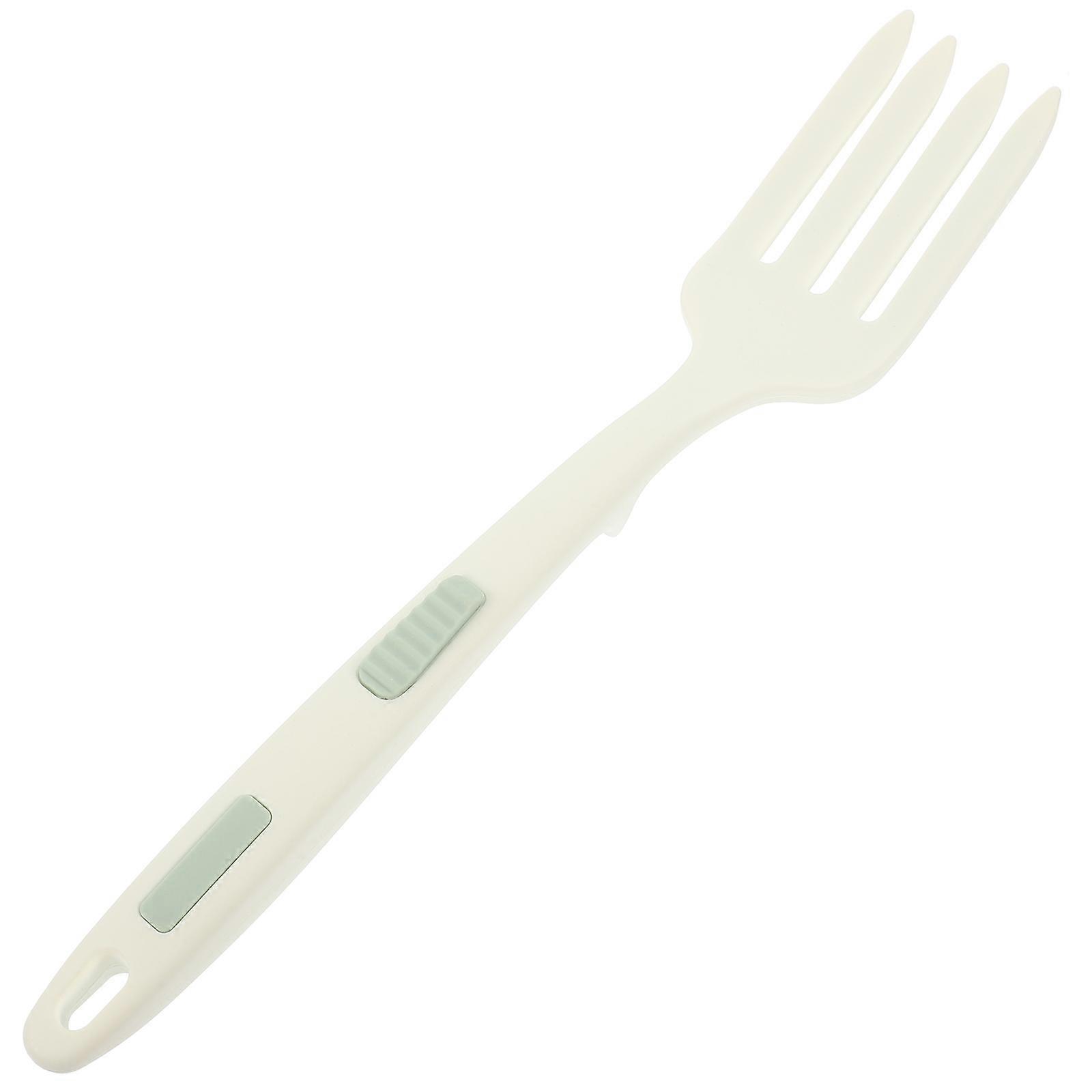 Silicone Large Fork Kitchen Fork Salad Fork Mixing Ergonomic Food Fork Daily Use Households 1Set