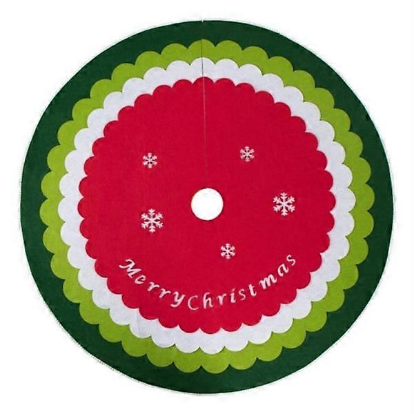 Neu Weihnachtsbaumkleid Englisches Alphabet Christbaum Fuß