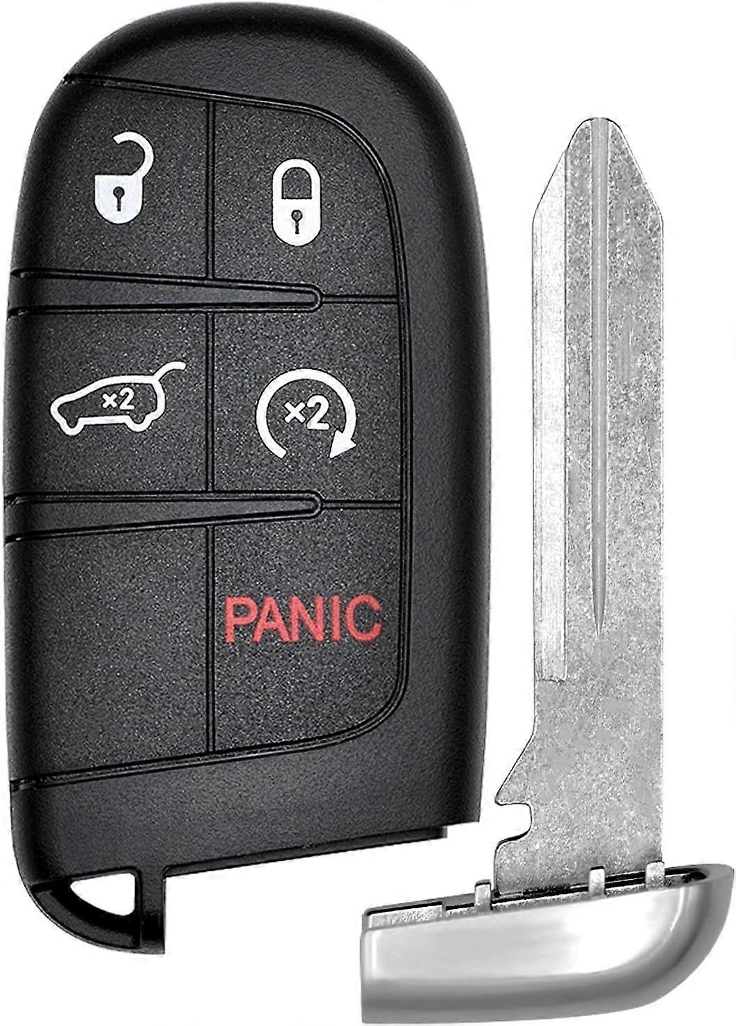 5-Button Key Fob Replacement for 2014-2022 Jeep Grand Cherokee, Plastic, SUV