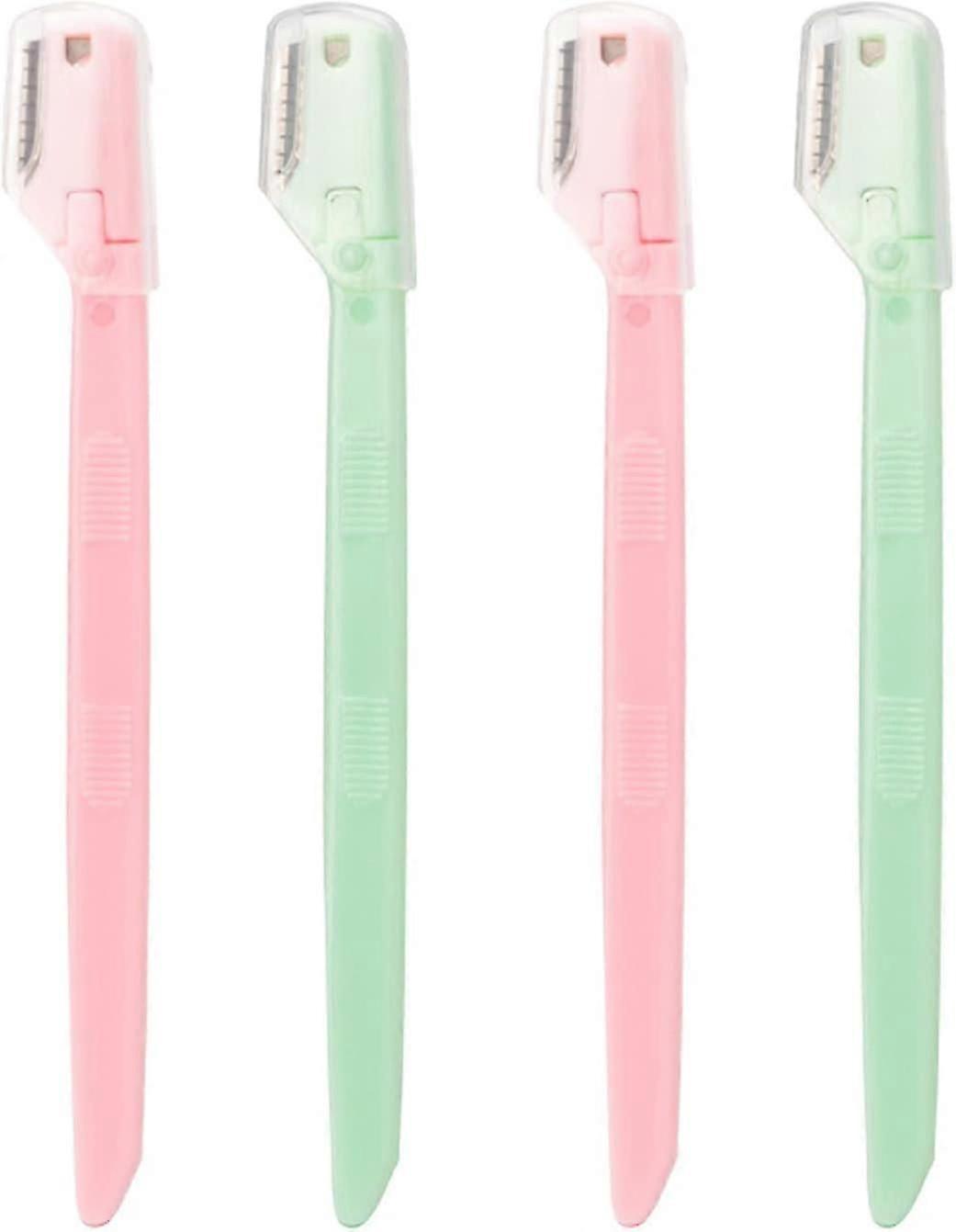 Eyebrow Razor, 4PCS Small Eyebrow Shaver Multipurpose Exfoliating Dermaplaning Tool