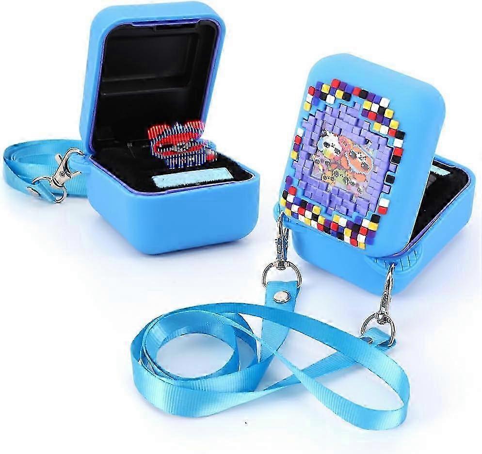 Silicone Case for Interactive Digital Pet Toy,Protective Skin Sleeve with Lanyard for Bitzee Virtual Electronic Pets Accessories