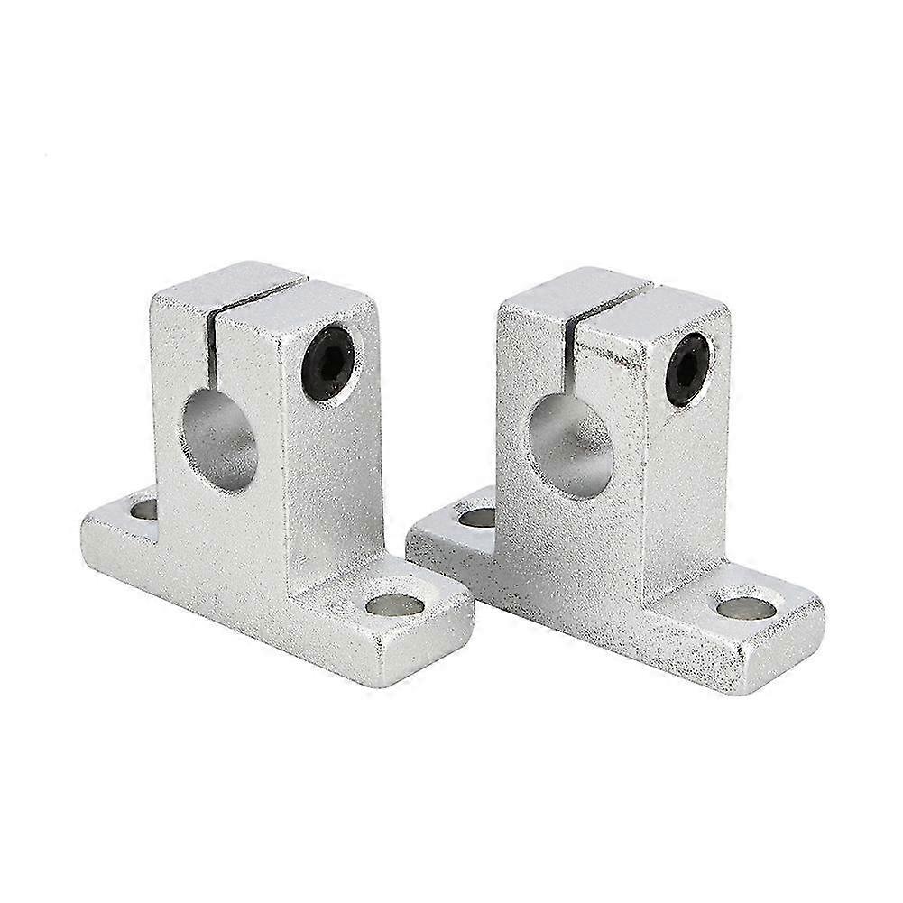 2pc Linear Rail Shaft Support Bracket Vertical Optical Axis Holder