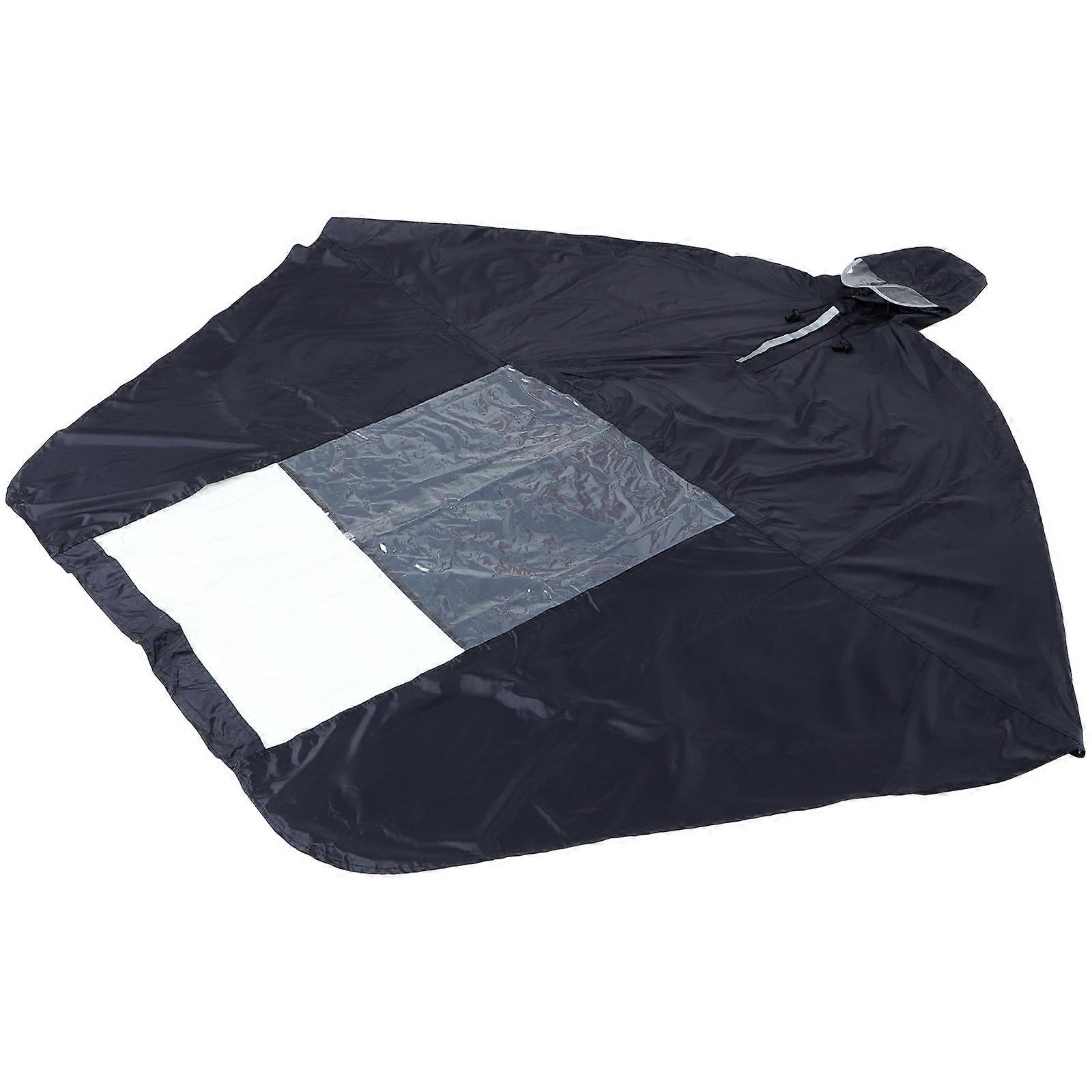 Durable Rain Poncho For Elderly Rainwear Green 130X130CM Windproof 1Pcs