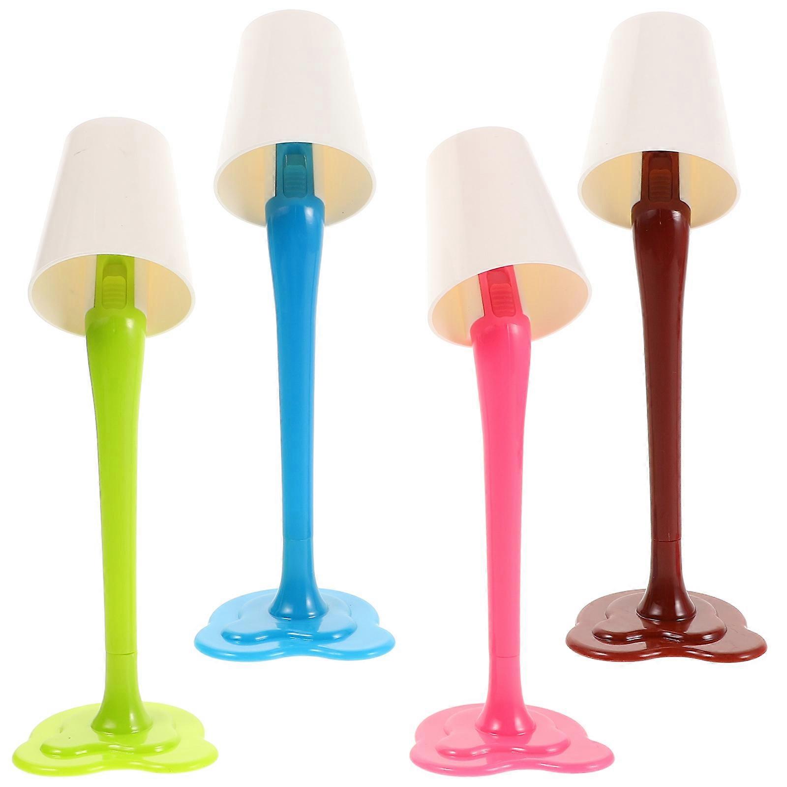Creative Desk Lamp Ballpoint Pen with Funny Cartoon Design for Kids and Teachers 0.5mm Assorted