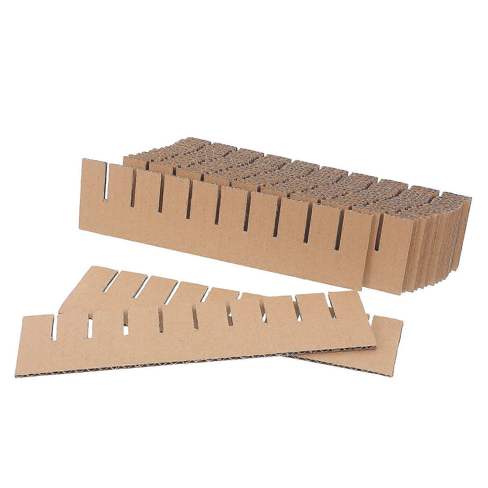 Packing Cardboard Glass Divider 18 Pcs Space Optimization For Glassware 20X20CM Reinforced Structure