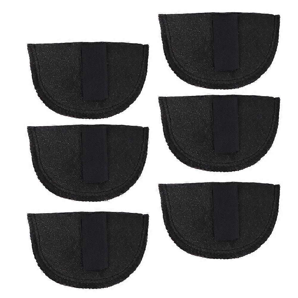 Clothing Shoulder Pads For Women 3 Pairs Black Reusable Soft Curved Shoulder Enhancer For Personal Use