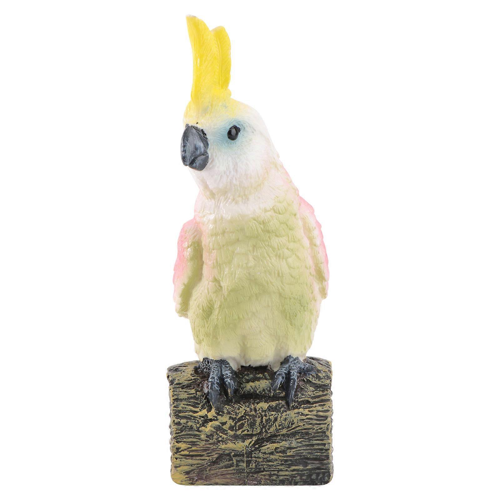 Simulated Bird Model 1Pack Teaching Toy For Kids Yellow Color Role-Playing Experience