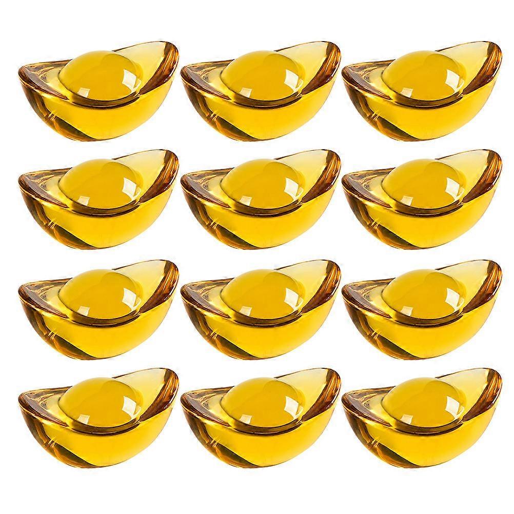 20pcs Decorative Modeling Ornament Crystal Craft Scene Decor