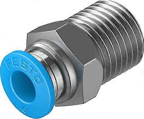 QS-1/4-6 Socket Fittings 5.0 mm Standard Size Construction, Model 153003, Compatible with Various Applications