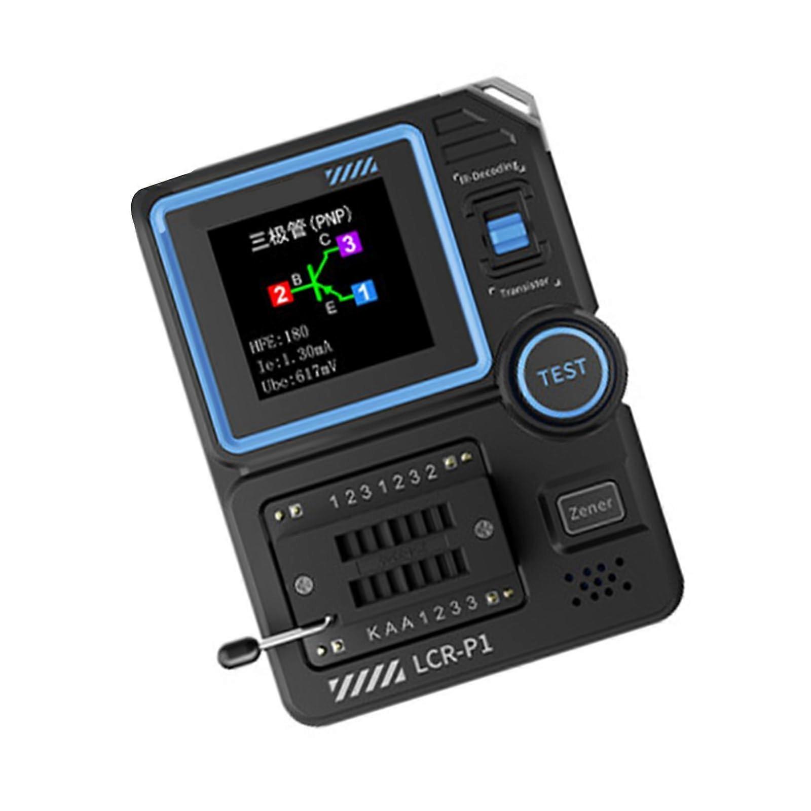 Multifunctional Transistor Tester With Precise Measurement And Backlit Display For Lab Use Model LCRP1 English Version