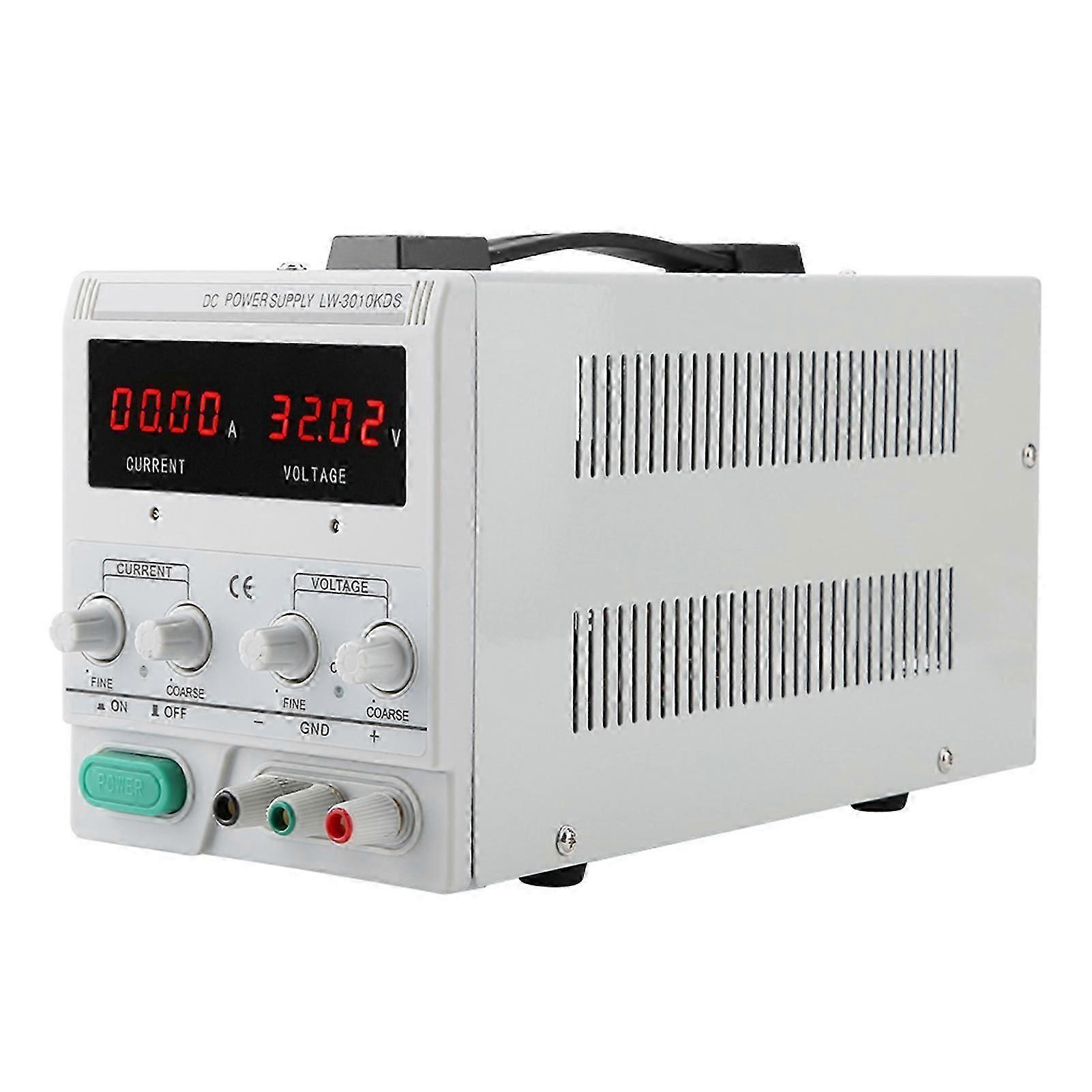 Digital DC Power Supply 30V 10A 4LED Switching EU Plug 220V