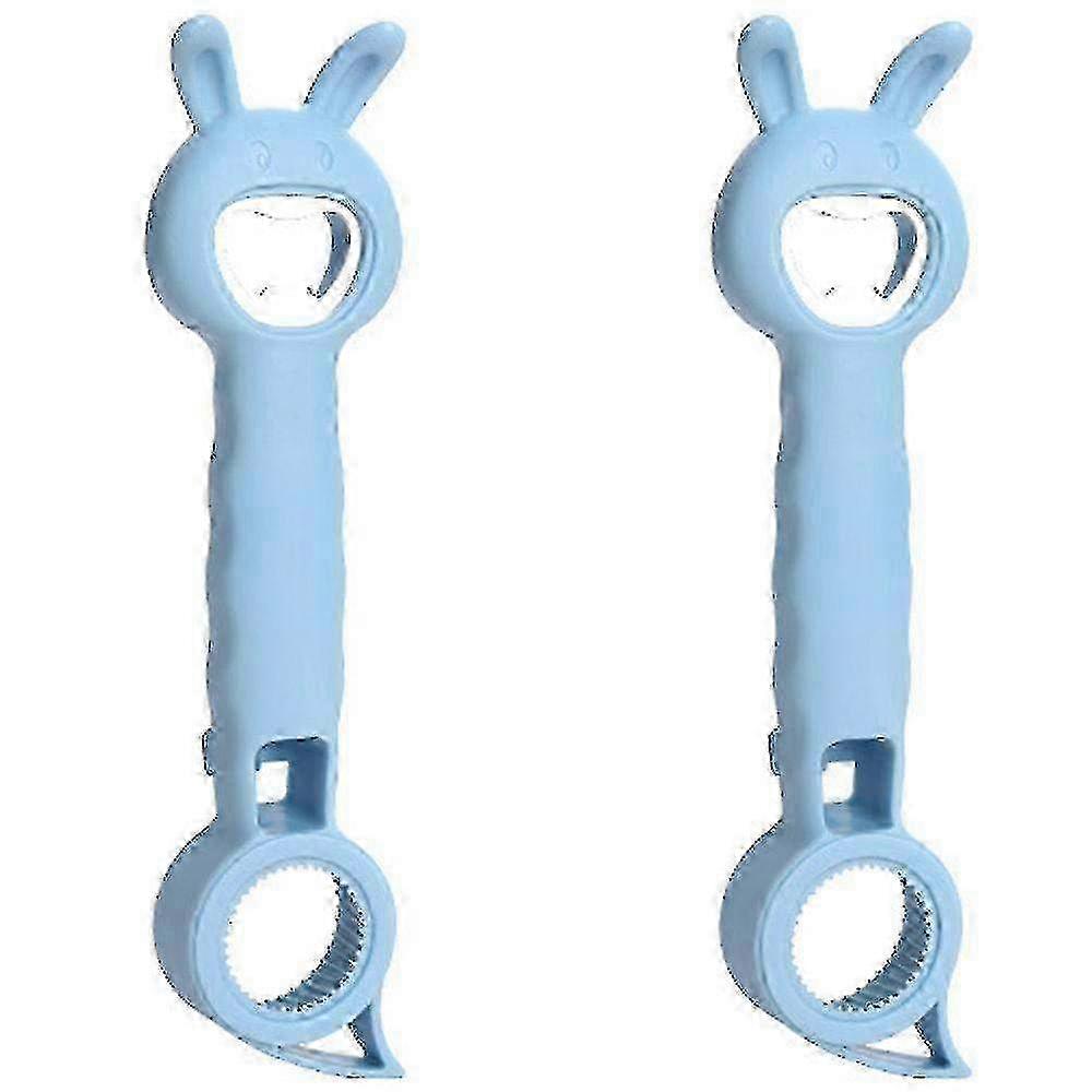 4-in-1 Multi-Purpose Rabbit Bottle Opener for Cans & Beverages - Versatile Tool for Easy Bottle & Jar Opening
