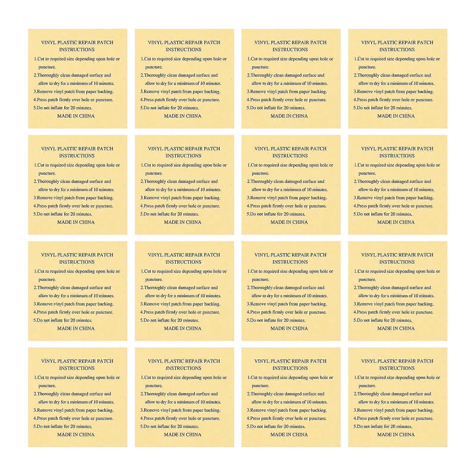 Adhesive Repair Patch for Inflatable Products Made of Rubber Multi Functional Durable 20 Pcs
