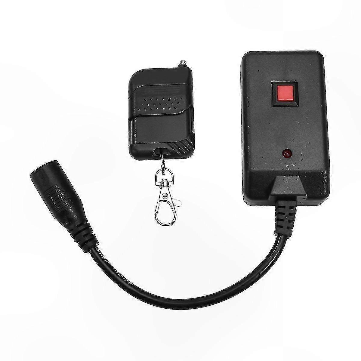 Wireless Remote Receiver for Fog Machines, 3-Pin Portable DJ Stage Accessory, Compatible with 400W-1500W Smoke Devices