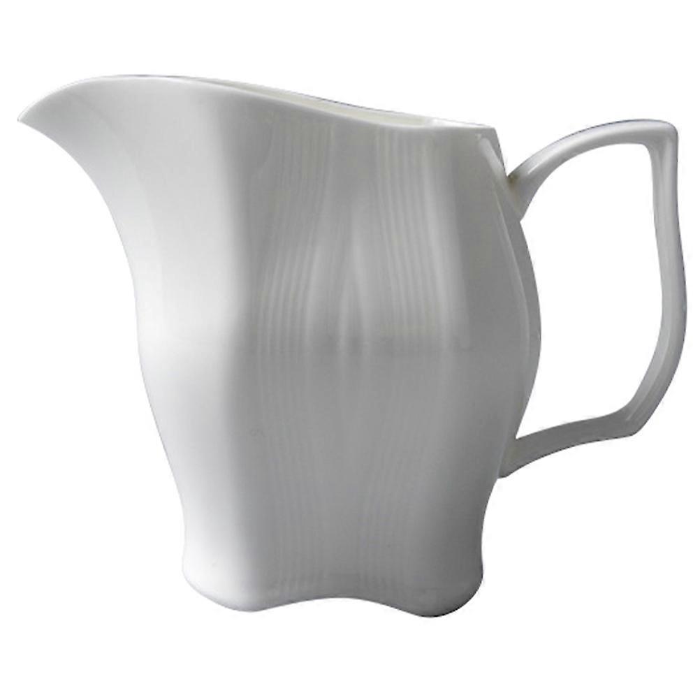 Gravy Jug For Hotel Use Simple And Elegant Design 300ml White 1Pcs