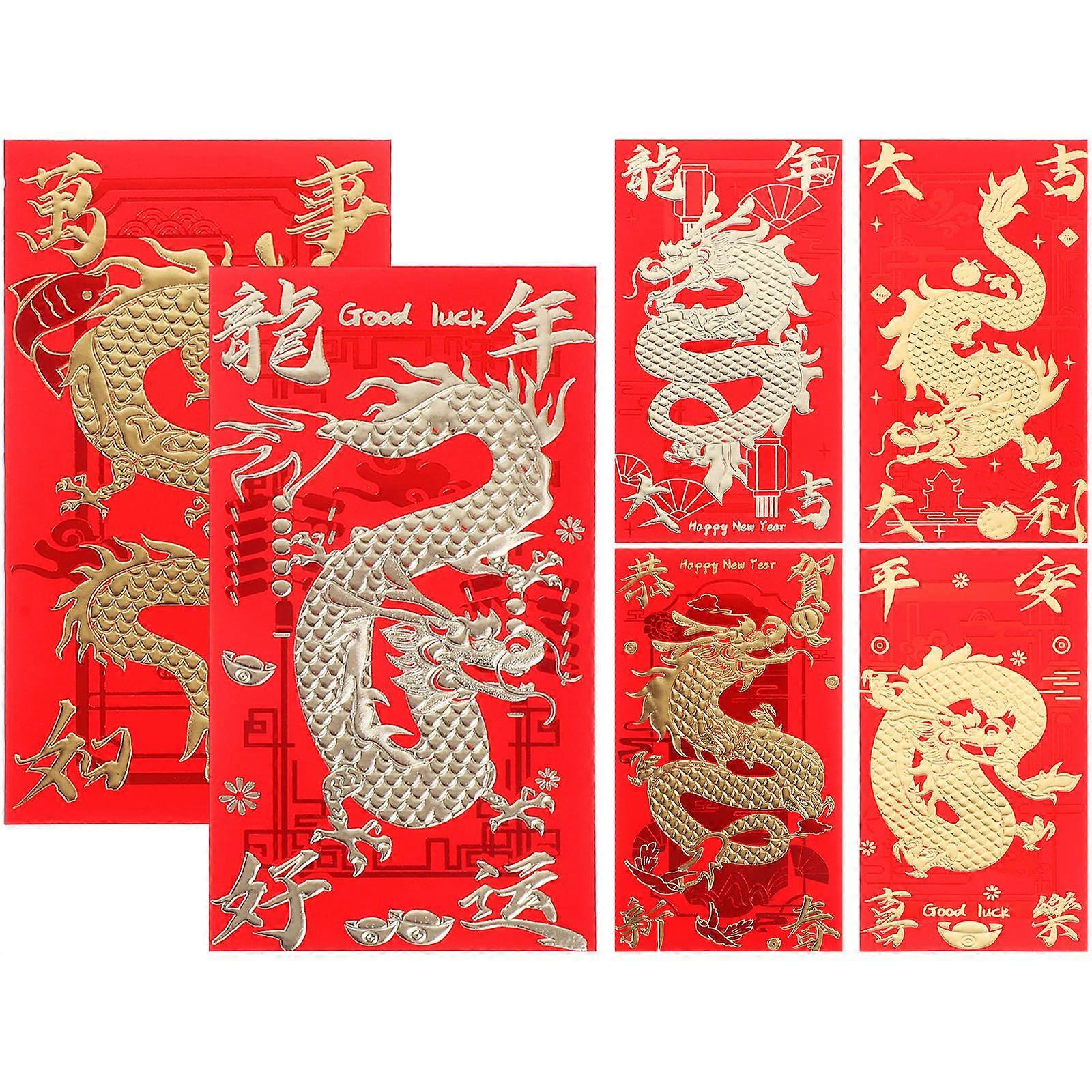 Lucky Money Envelopes 30Pcs Red Pockets Perfect For Christmas Gift Giving And Blessing