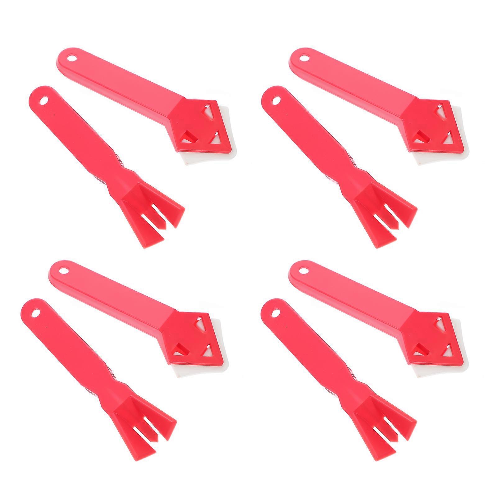 Seam Sealer Tool 4 Sets Practical Design for Home Decoration Red Color Caulking and Sealing 14x5cm Size