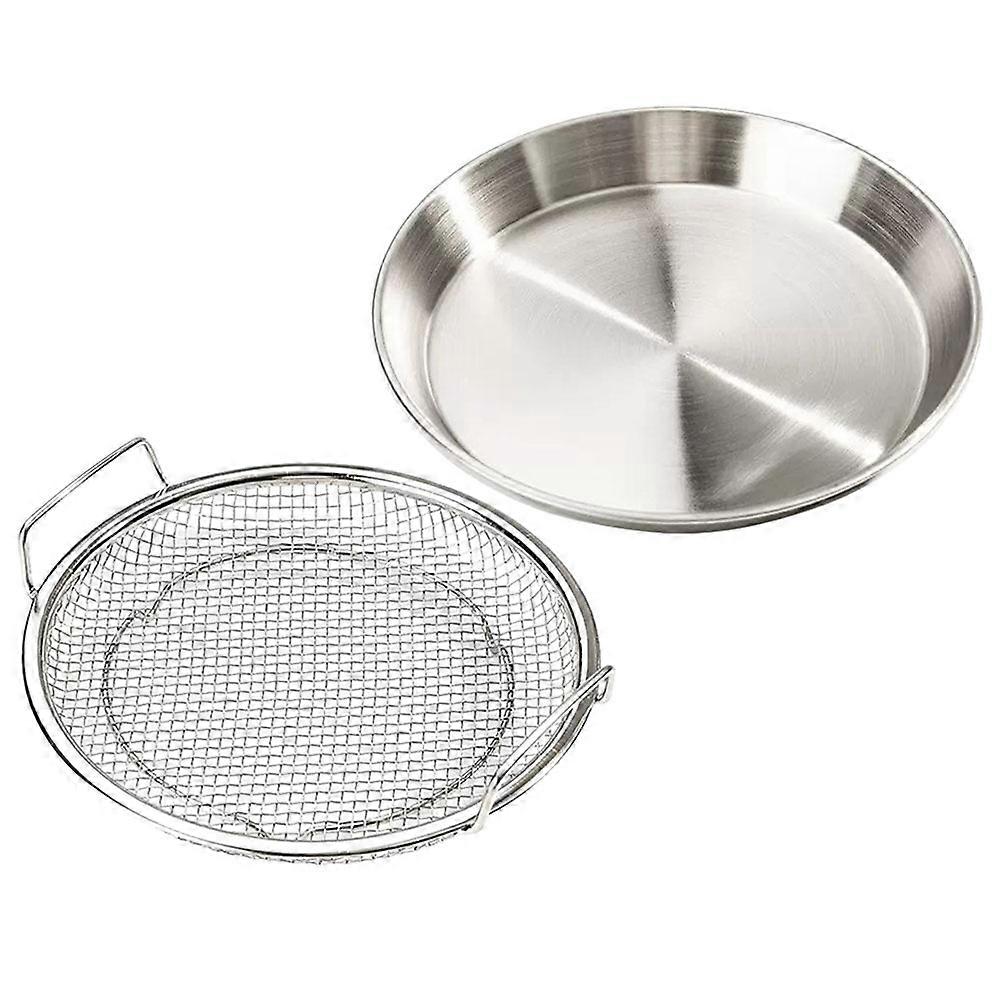 Cooking Oil Strainer Tray For Cooks In Silver Color Designed For Storage Holder 1 Set