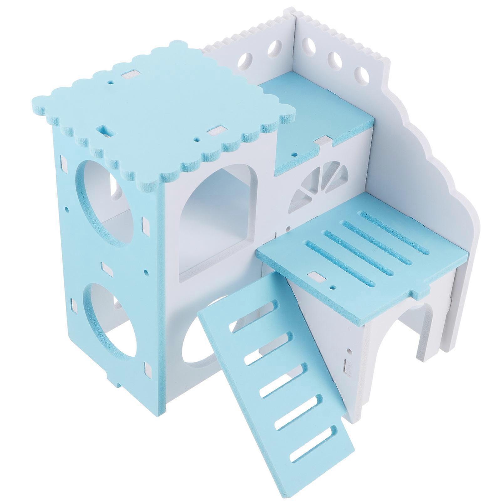 Durable Small Animal Hideout Hut for Hamsters, Mice & Small Pets – Multi Chamber Design for Play & Rest