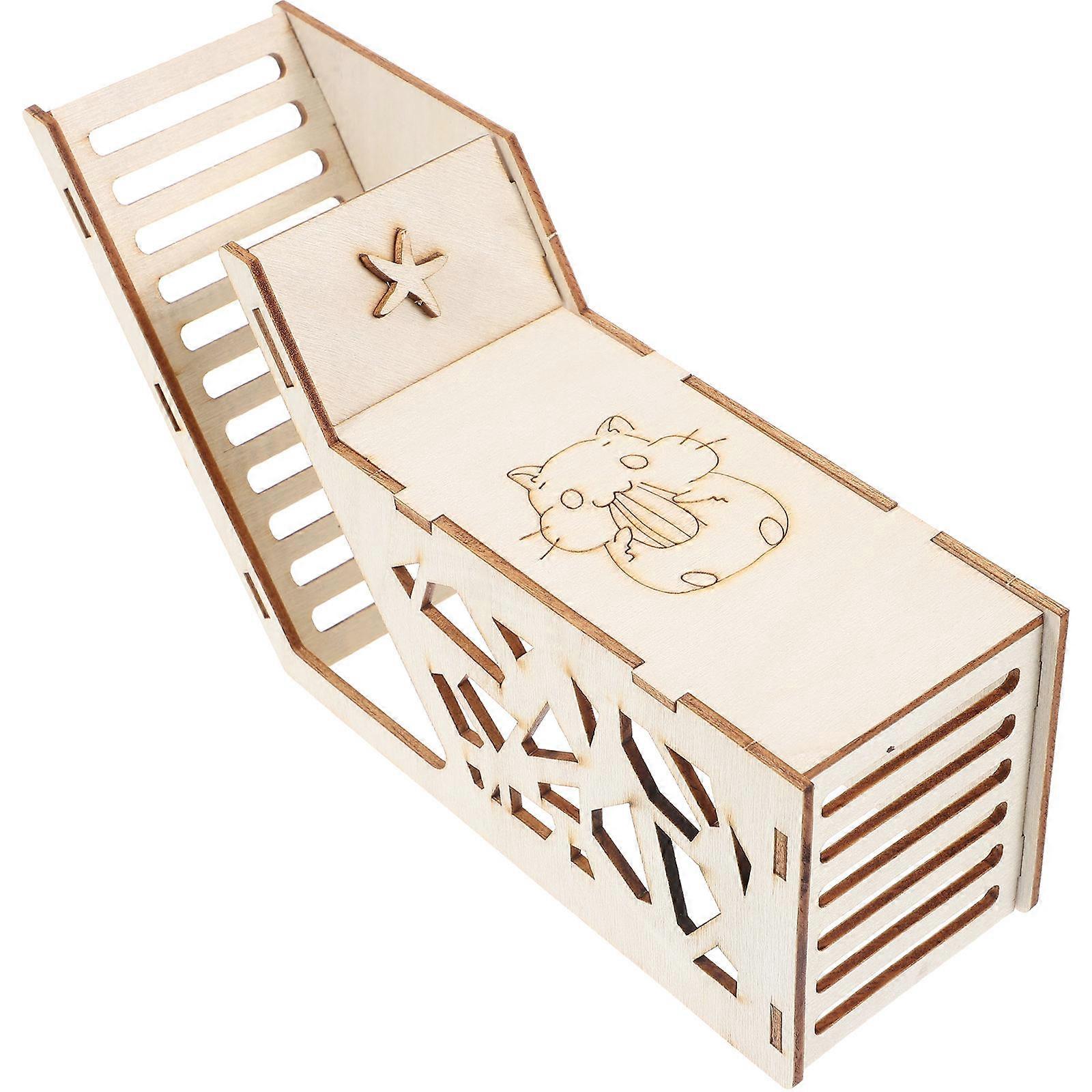 Small Animal Hideout for Hamsters, Gerbils & Mice – Fun Indoor Exploration Playhouse – Pet Friendly Design