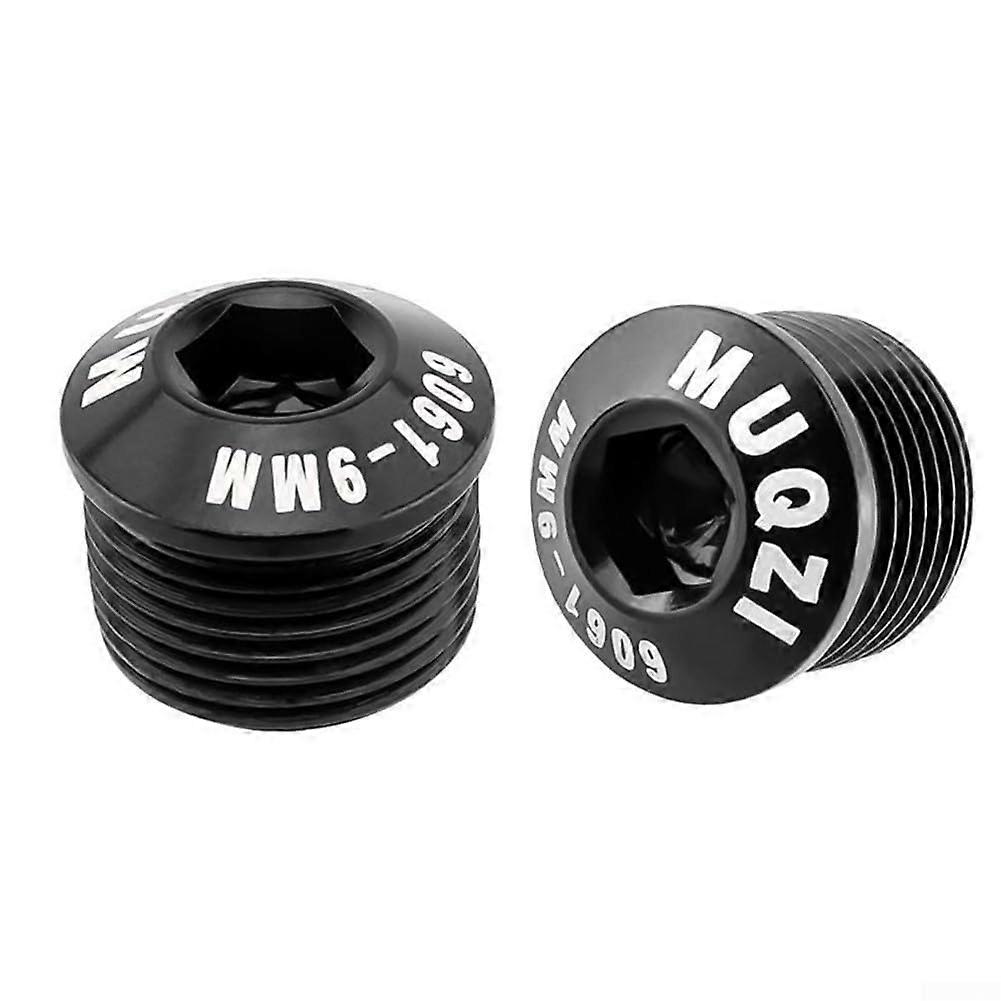 M14xP1 Pedal Caps Set for Bicycle, 2 Pack, 9mm Size, Dust and Damage Protection, Compatible with Standard Pedals