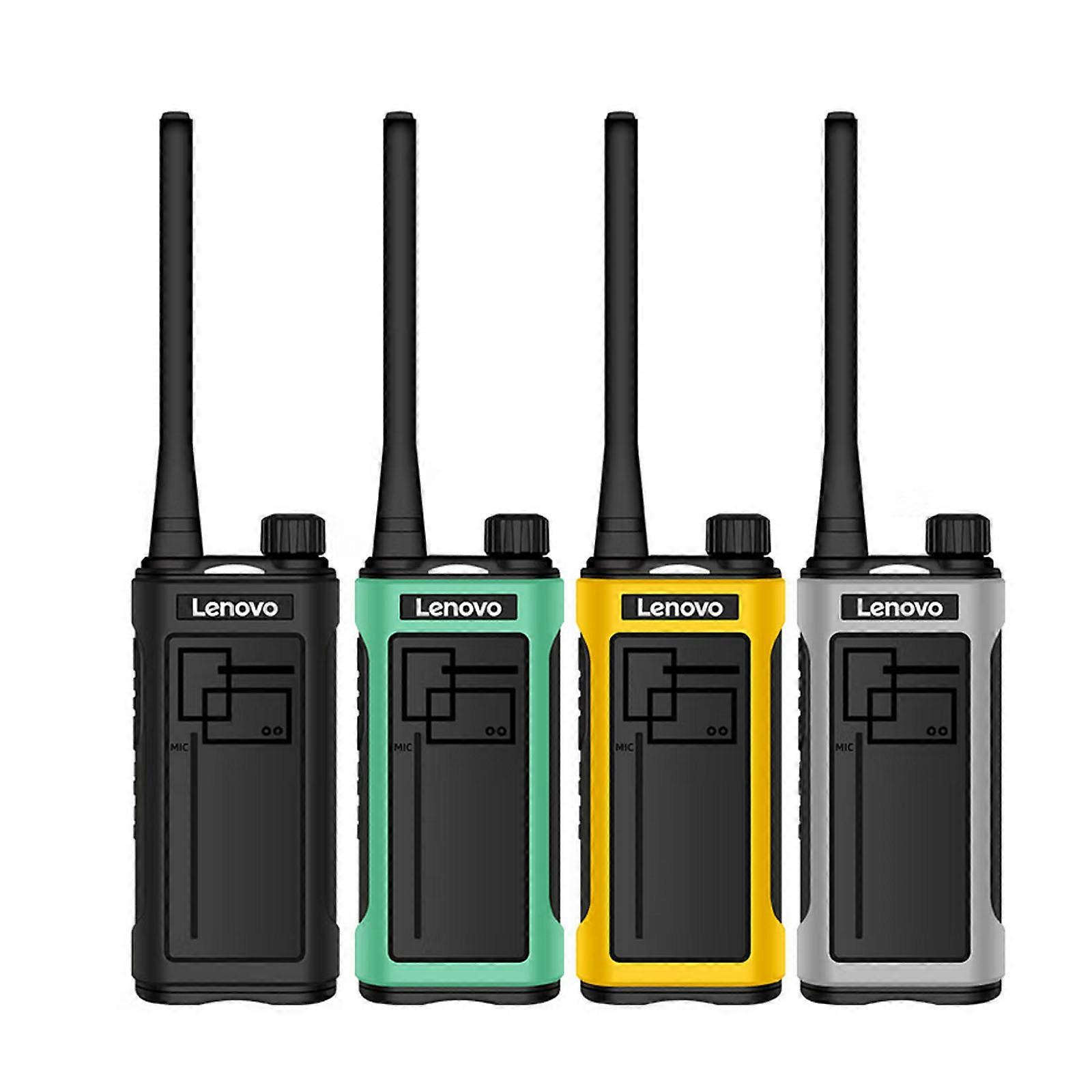 Lenovo N8 Walkie Talkie 16 Channel Professional FM Transceiver Handheld Two Way Radios Rechargeable with Battery and Charging Dock