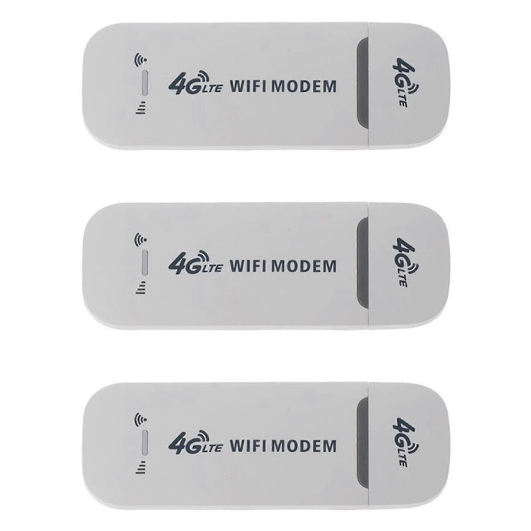 3X 4G LTE USB Modem with WiFi Hotspot & Wireless Router Compatibility for Windows XP, Vista, 7/10 10.4