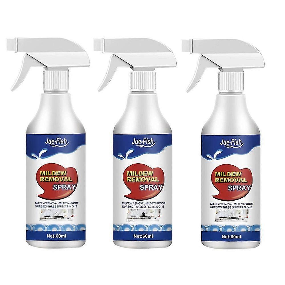 1-3pcs Mildew Cleaner Foam Mildew Deodorant Decontamination Spray Foam Mildew Mould Spray 60ml - KHW