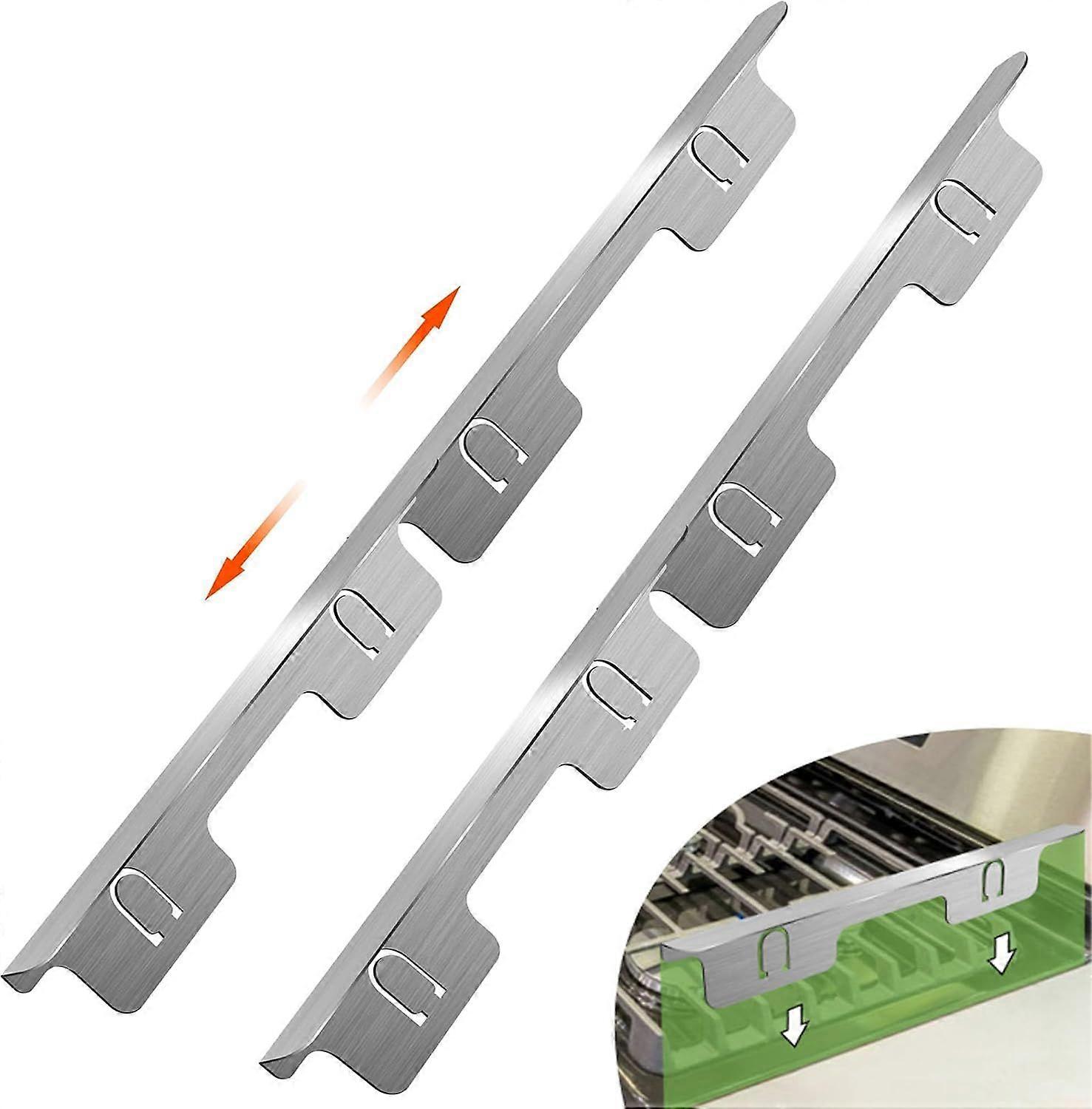 Stück Set Herd Gap Abdeckungen Edelstahl, Range Trim Kit, Küchenherd Counter Gap Cove