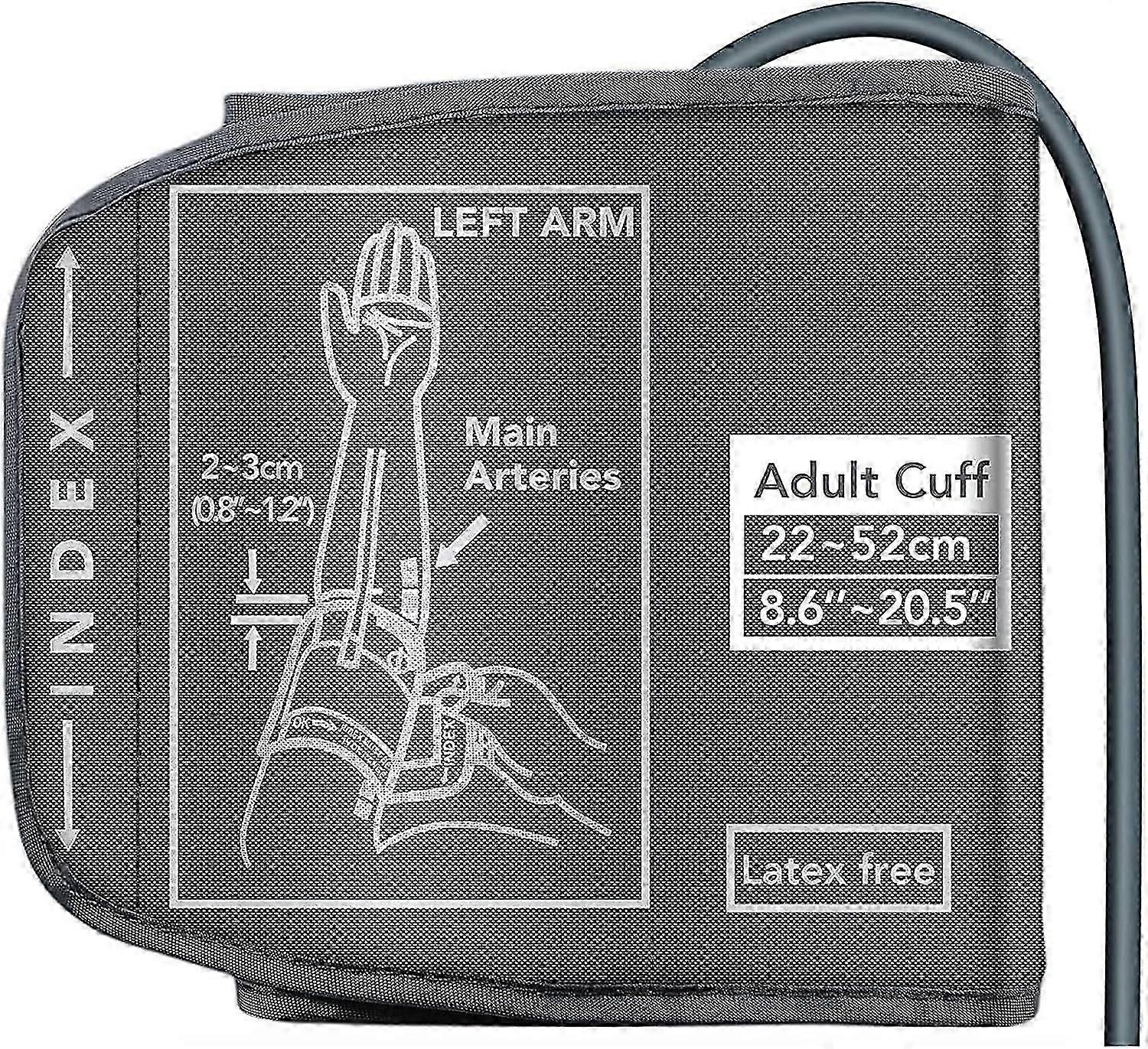 2025 Latest Model Replacement Extra Large Cuff for Omron BP Monitors 22-52CM Big