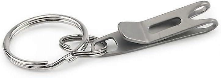 Titanium Clasp Titanium Alloy Key Ring,Outdoor EDC Tool Titanium Buckle Hook