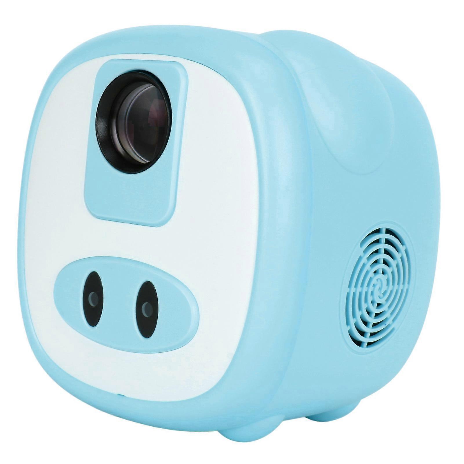 Mini Tragbarer 1080P Projektor Android 9.0 1G RAM 8G ROM Blau US
