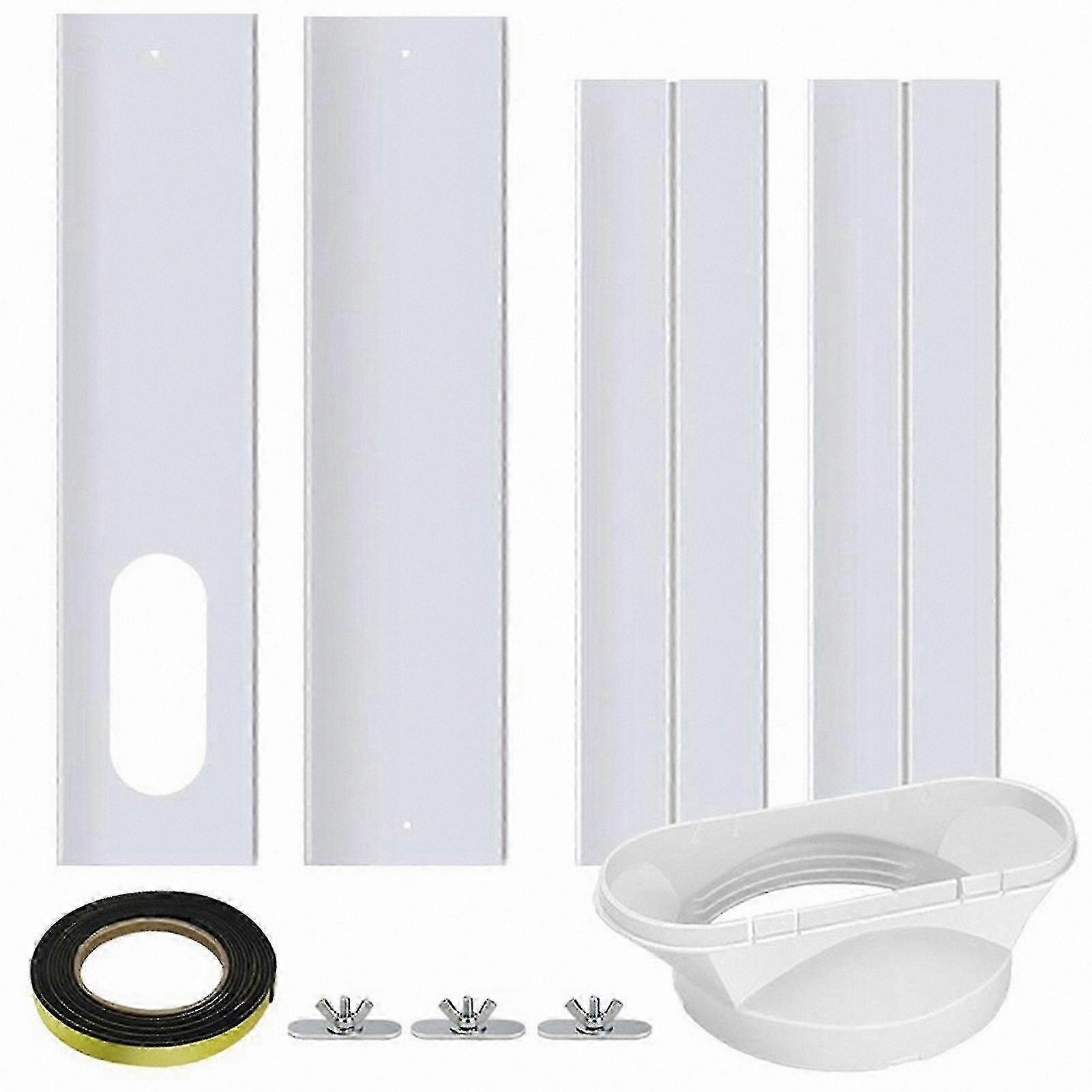 Customizable Ventilation Panel for Portable Air Conditioners - Sliding Door Window Adapter Kit