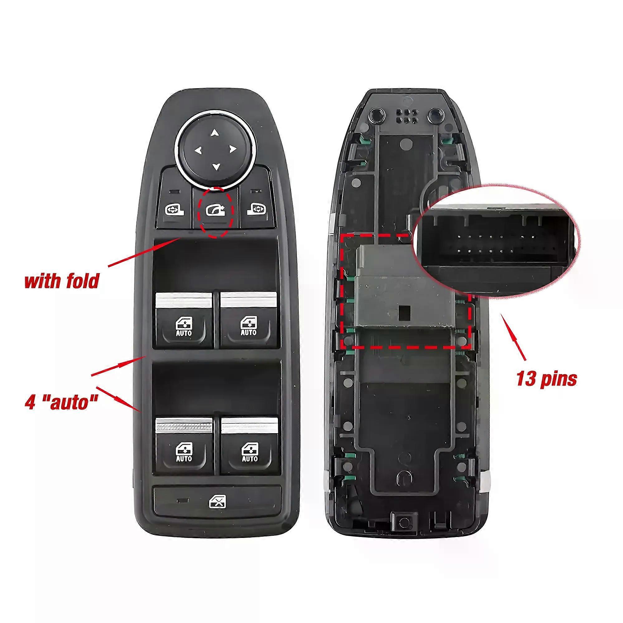 unique 254015831R Power Lifter Window Control Switch For Renault Clio 5 Captur II 2019-2021,OE 25401-5831R 254107001R 254107080R
