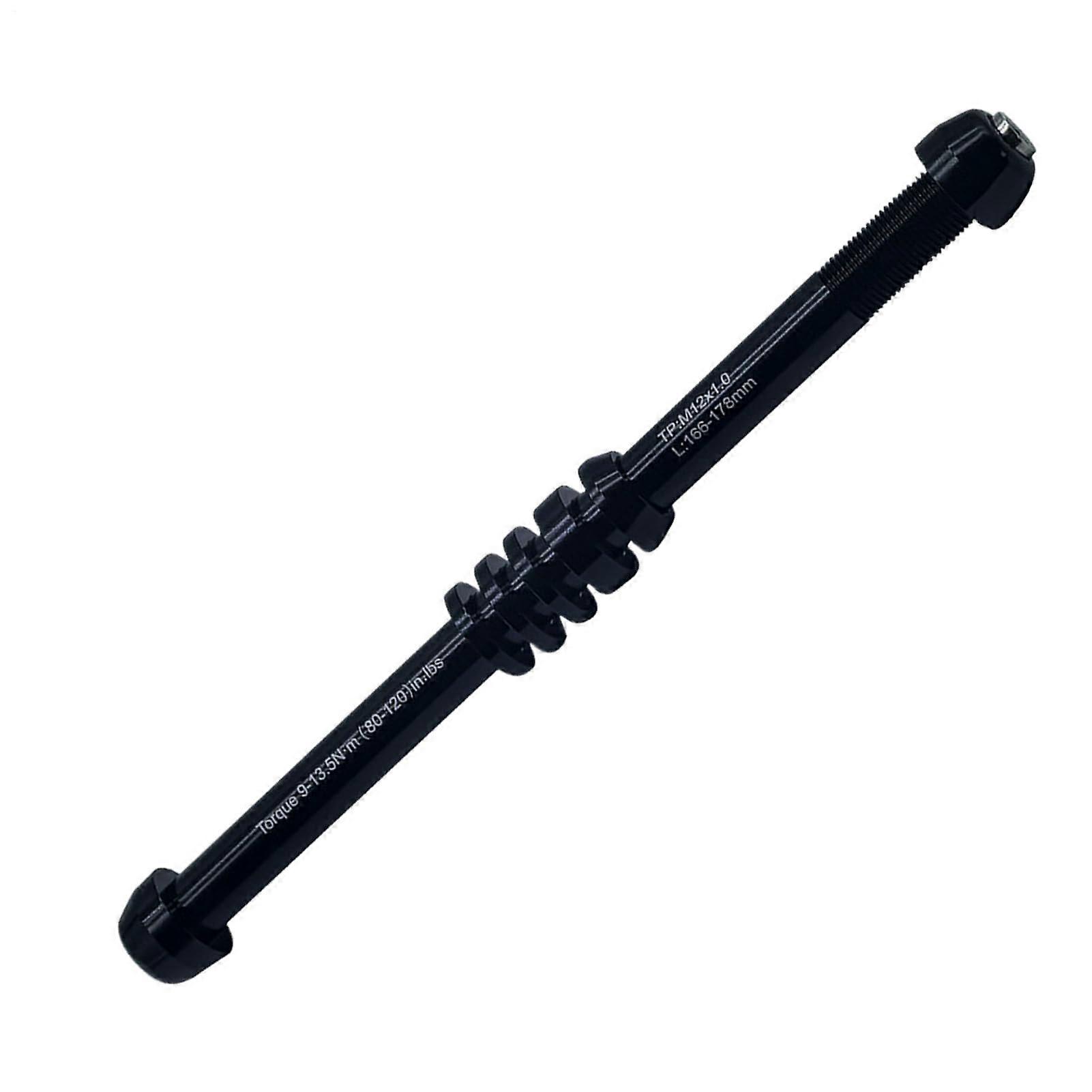 Trainer Thru Axle Skewer Adjustable Width Replacement Axle For Road Bike Trainers, Aluminum, Compatible With Most Road Bikes