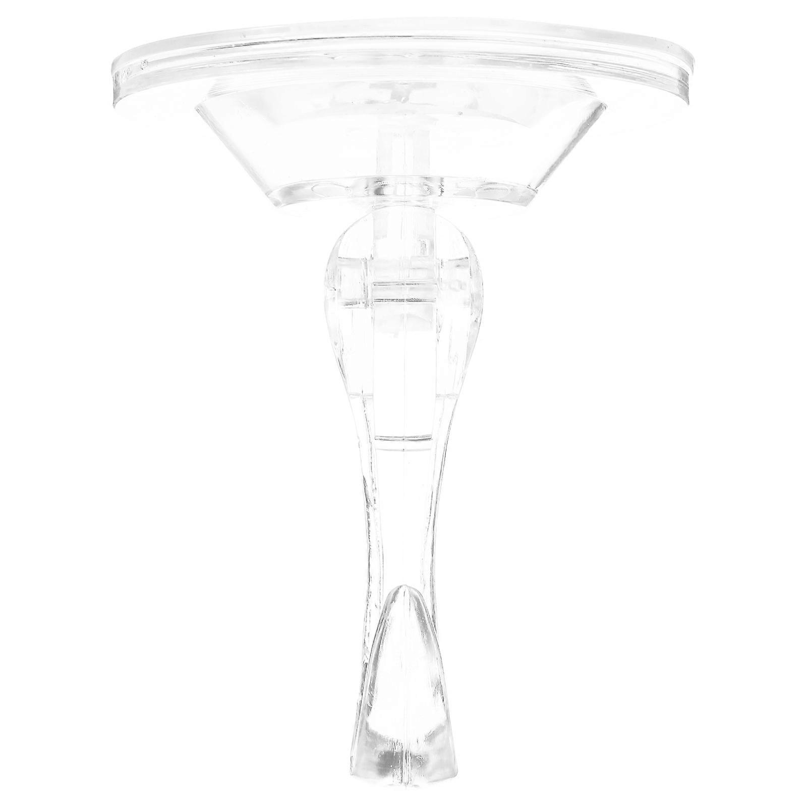 Wall Sucker Hook Suction Cup Hook Heavy Duty Suction Bathroom Towel Holder Transparent 8.00X6.80X6.80CM No-Drill Installation 1Pcs