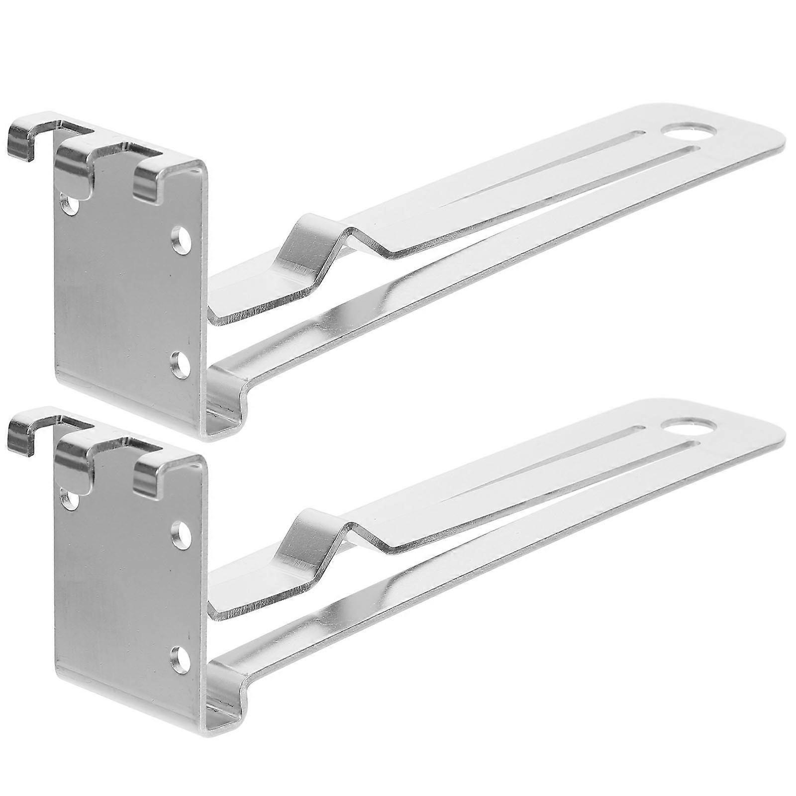 Siding Hooks Wall Panel Tools for Board Installation 2Pcs Silver