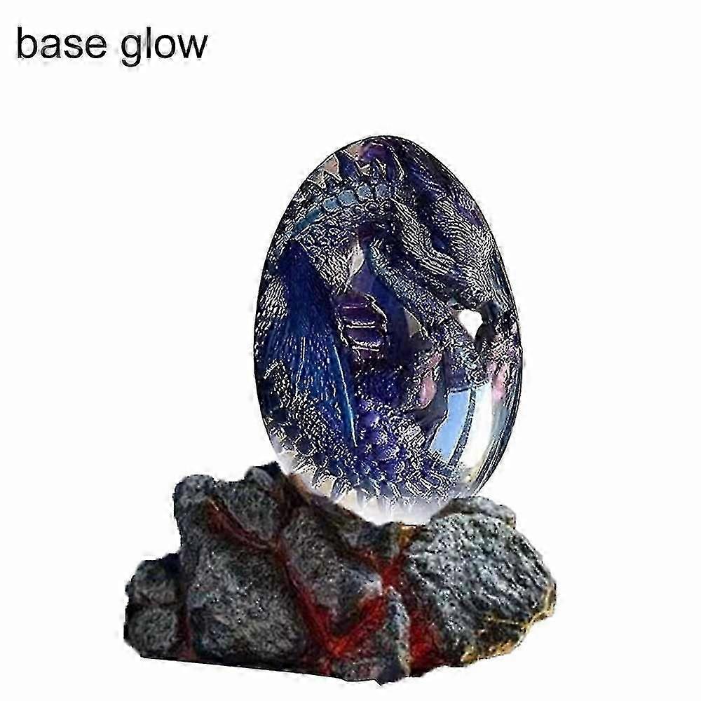 2025 Suitable Volcano Dragon Egg With Luminous Base, Desktop Decoration