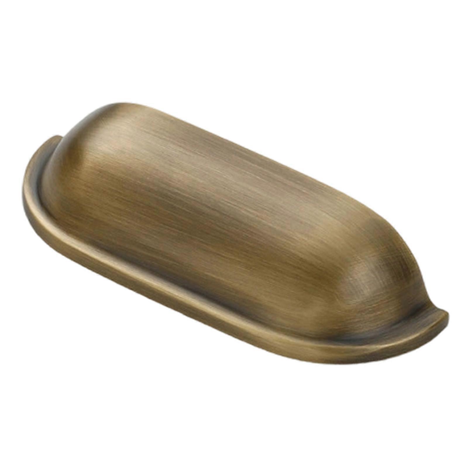 Strong Corrosion Resistant Brass Pulls with Ergonomic Grip Ergonomic Solid Brass Pull for Kitchen Bathroom Cabinets  64 hole distance 804