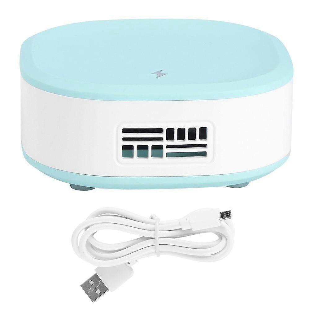 Portable Mini Car Air Purifier Negative Ion Filtration Air Purification Formaldehyde Removal(Blue)