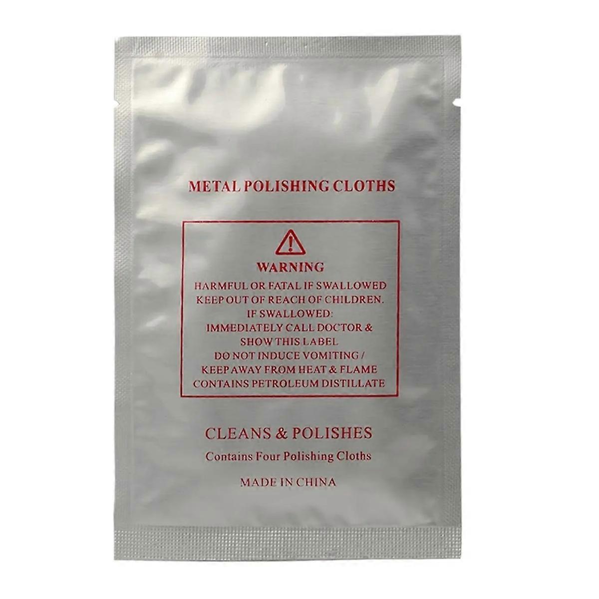 Silver Jewelry Polishing Cloths 4 Pieces Silver Jewelry Cloth Anti-Tarnish Watch Scratch Repair Wip