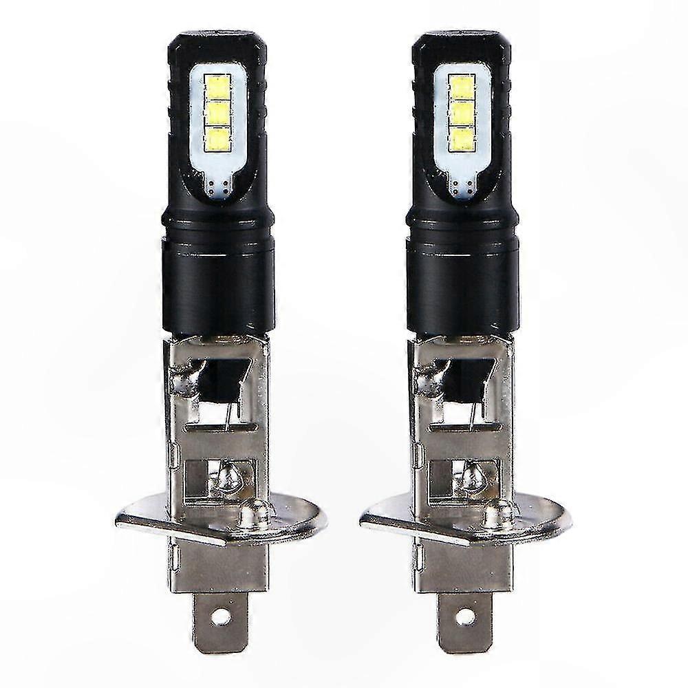 6000K High-Brightness LED Headlight Kit for High Beam, 6000lm White DRL Lights
