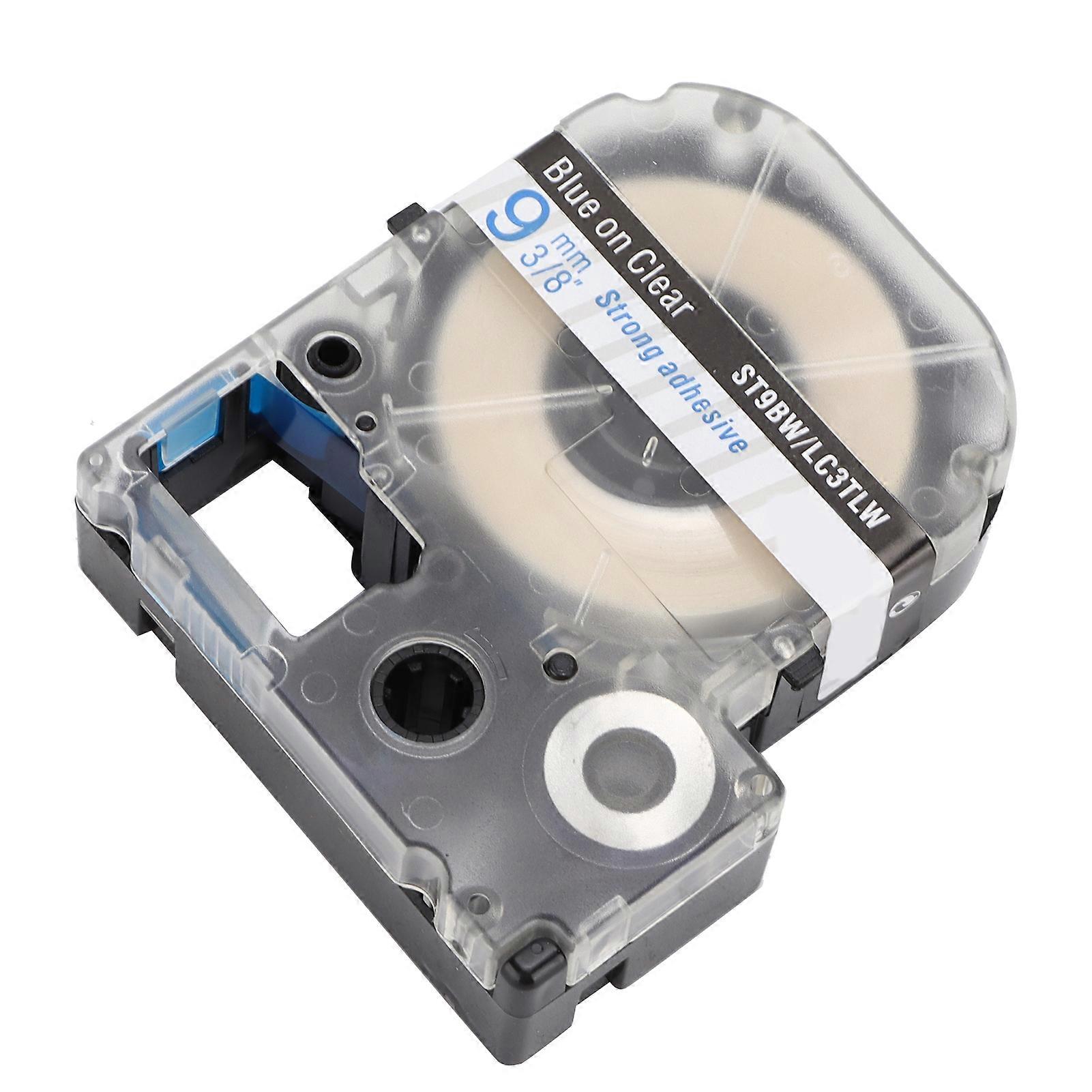 Abrasion Resistant 9mm x 8m Label Tape for SR230C SR530C (Blue)