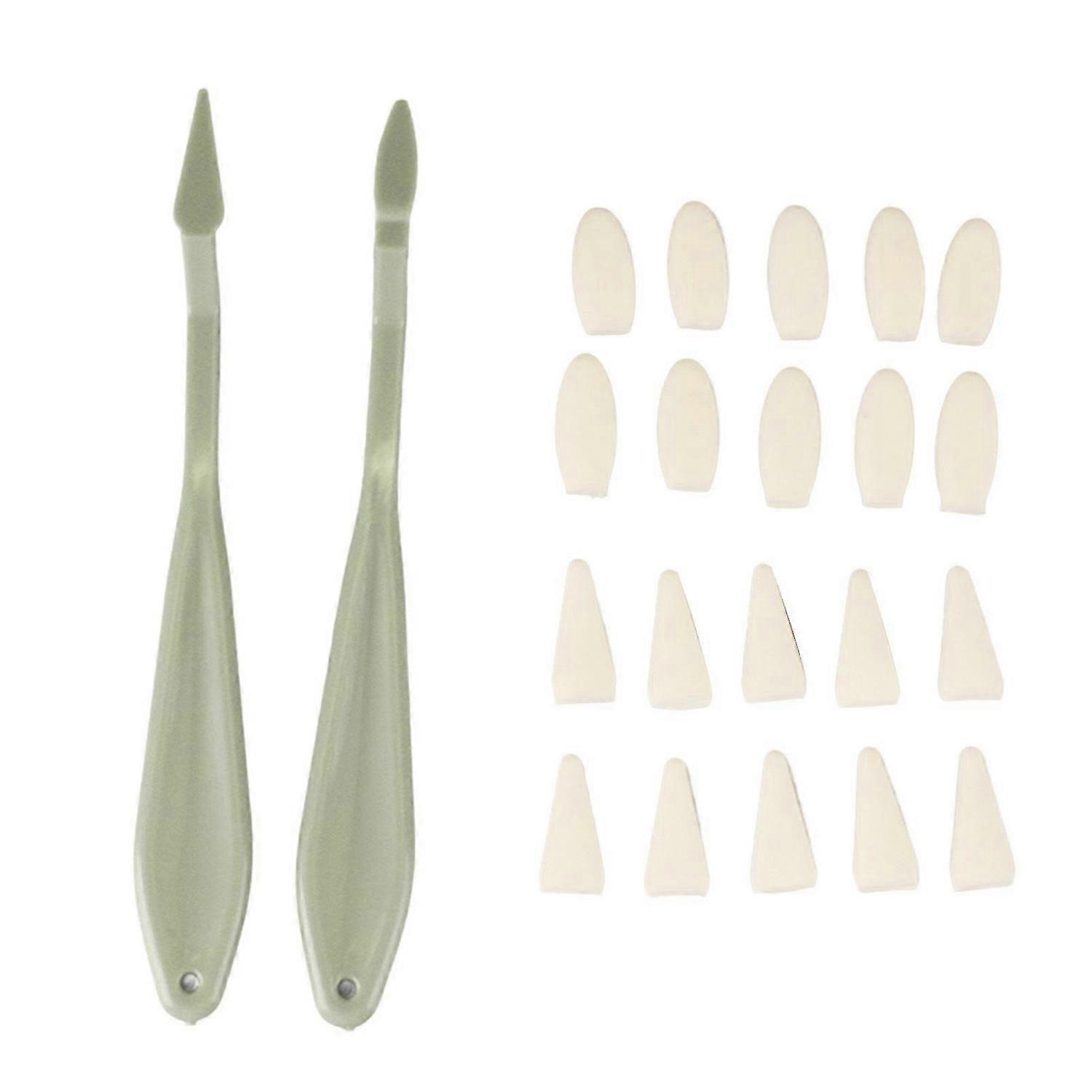 2025 أحدث موديل 2 قطعة رسم الإسفنج ممسحة مقبض بلاستيكي قابل للغسل مرن