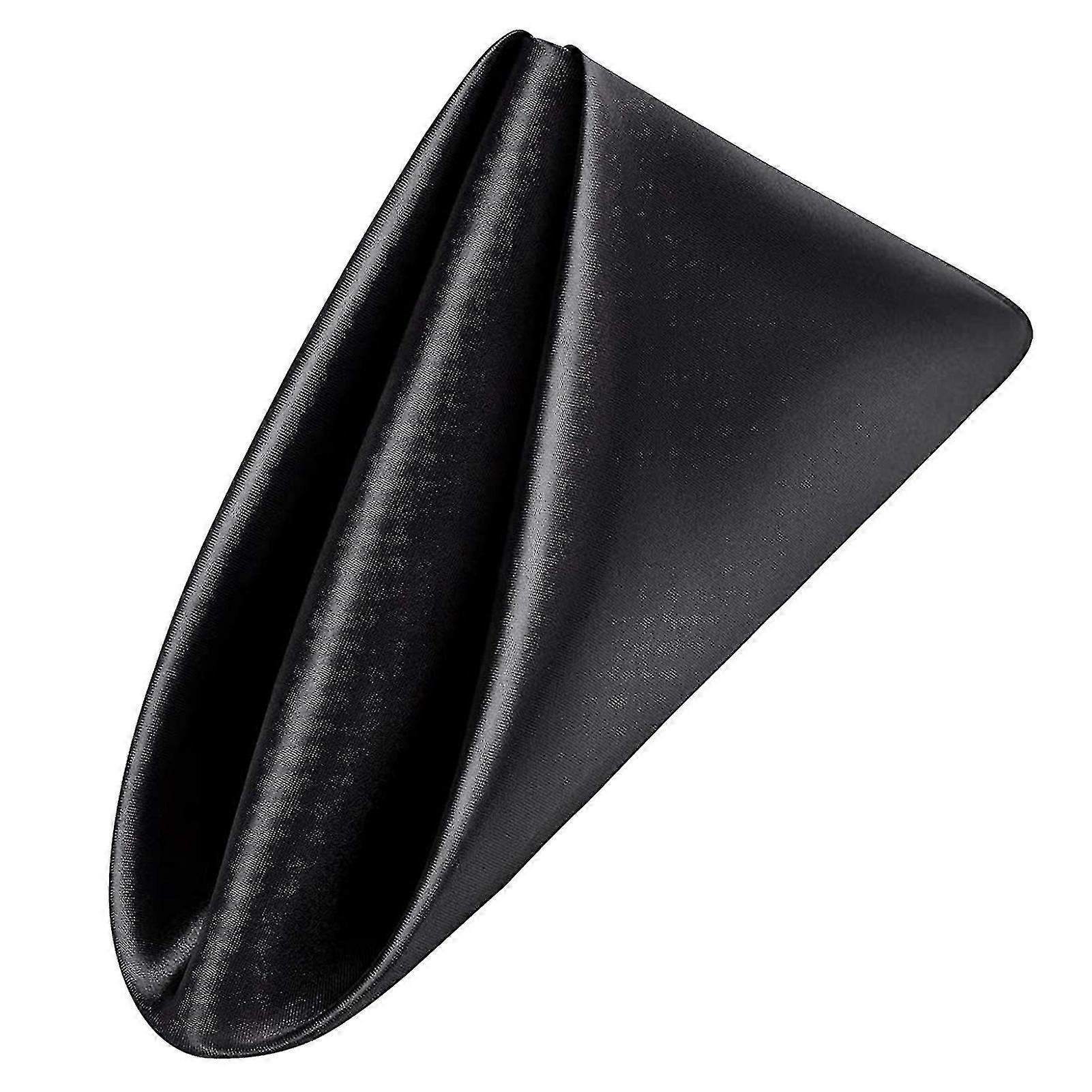 Dinner Napkin Soft Texture Comfortable Touch Elegant Satin Dining Room Table Decorating Lunch Napkin Towel Home Supplies