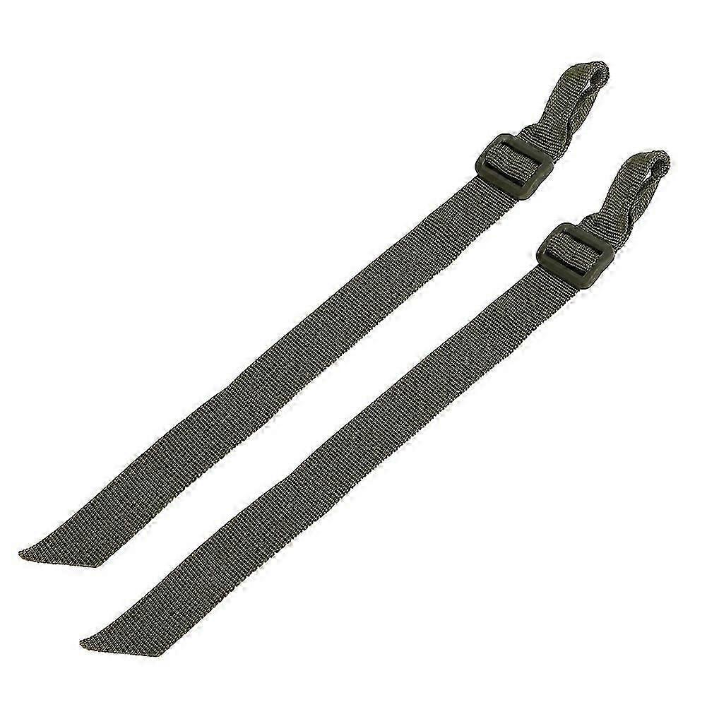 2PCS Nylon Multifunction BB Hanging Buckle Military Tactics Cable Tie Single Point Backpack Strap for Outdoor Leisure Shooting Supplies
