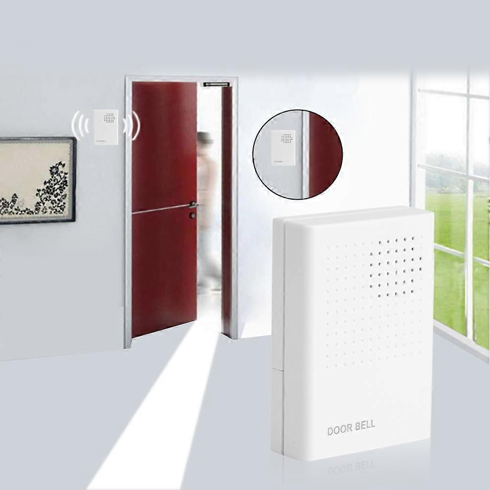 Features:
Wired door bell for security access control.
Powered by 2pcs AA batteries(not included)
.
